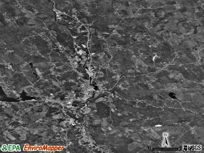 Zip code 04281 satellite photo by USGS