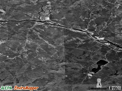 Zip code 04290 satellite photo by USGS