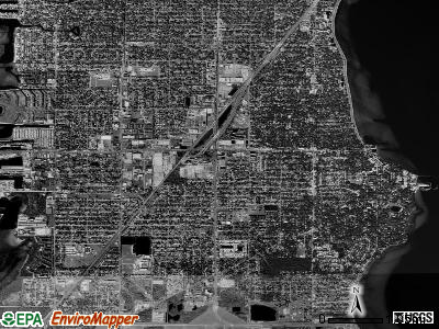 Zip code 33610 satellite photo by USGS