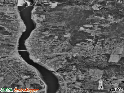 Zip code 04346 satellite photo by USGS