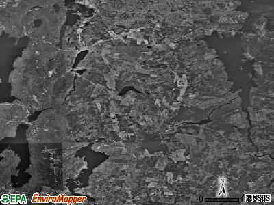 Zip code 04352 satellite photo by USGS
