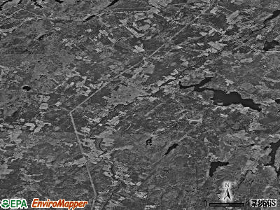 Zip code 04353 satellite photo by USGS