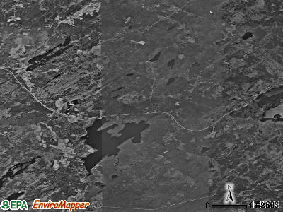 Zip code 04354 satellite photo by USGS