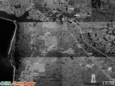 Zip code 33955 satellite photo by USGS