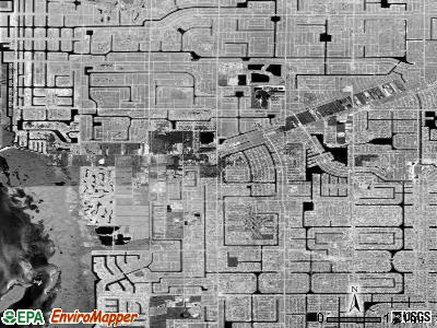 Zip code 33991 satellite photo by USGS