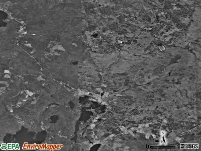 Zip code 04360 satellite photo by USGS