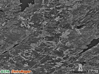 Zip code 04363 satellite photo by USGS