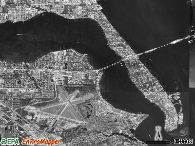 Zip code 34996 satellite photo by USGS