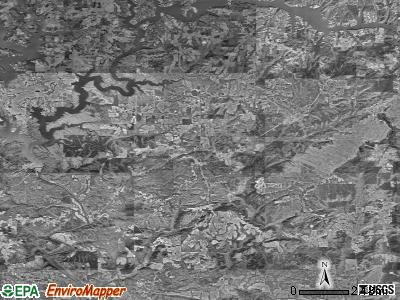 Zip code 35033 satellite photo by USGS