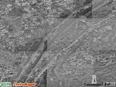 Zip code 35133 satellite photo by USGS
