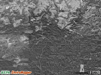 Zip code 35543 satellite photo by USGS