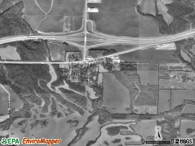 Zip code 35649 satellite photo by USGS