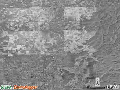 Zip code 35760 satellite photo by USGS