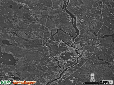 Zip code 04468 satellite photo by USGS