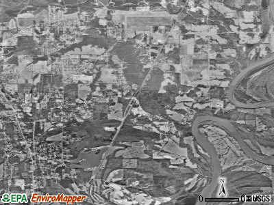 Zip code 36020 satellite photo by USGS