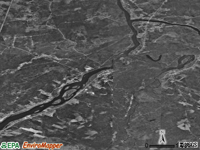 Zip code 04495 satellite photo by USGS