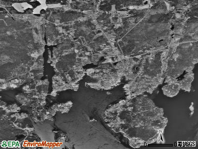 Zip code 04538 satellite photo by USGS