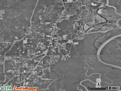 Zip code 36525 satellite photo by USGS