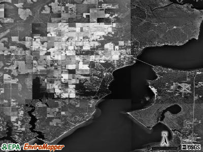 Zip code 36549 satellite photo by USGS