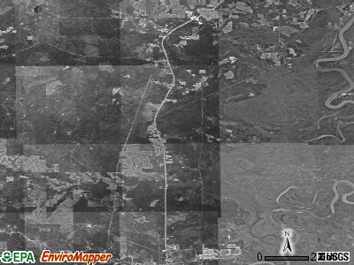 Zip code 36585 satellite photo by USGS