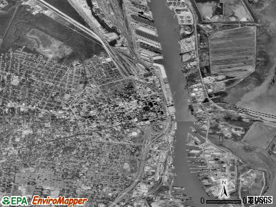 Zip code 36602 satellite photo by USGS