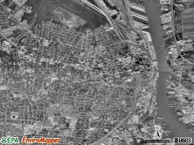 Zip code 36603 satellite photo by USGS