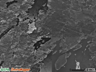 Zip code 04551 satellite photo by USGS