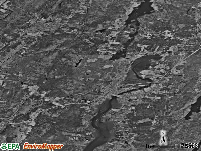 Zip code 04553 satellite photo by USGS