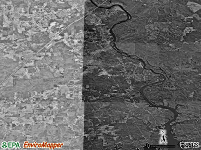 Zip code 36854 satellite photo by USGS