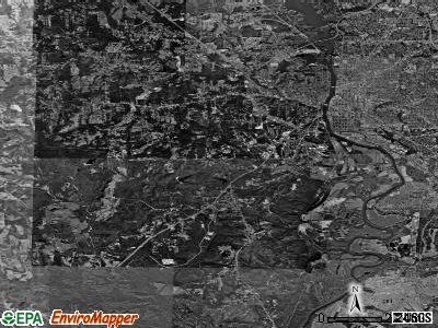 Zip code 36869 satellite photo by USGS