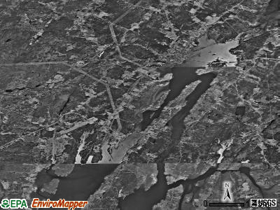 Zip code 04578 satellite photo by USGS