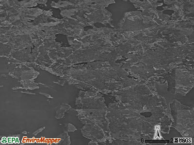 Zip code 04607 satellite photo by USGS