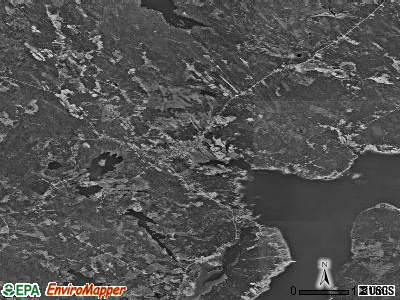 Zip code 04614 satellite photo by USGS