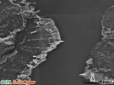 Zip code 04615 satellite photo by USGS