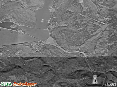 Zip code 37340 satellite photo by USGS
