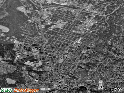 Zip code 37407 satellite photo by USGS