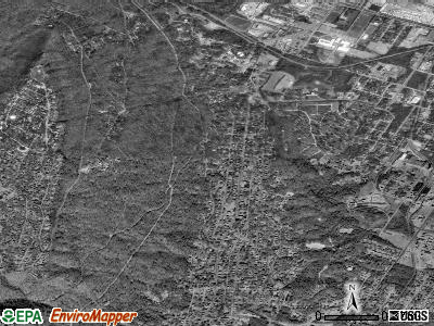 Zip code 37409 satellite photo by USGS