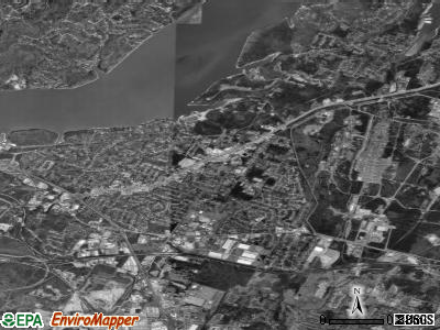 Zip code 37416 satellite photo by USGS