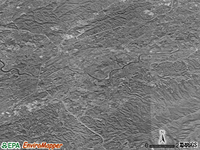 Zip code 37618 satellite photo by USGS