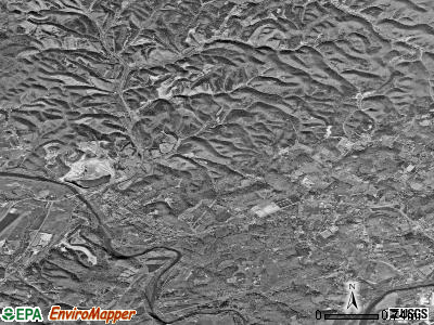 Zip code 37694 satellite photo by USGS