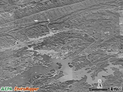 Zip code 37708 satellite photo by USGS