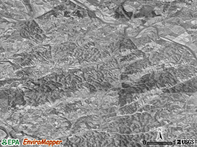 Zip code 37713 satellite photo by USGS