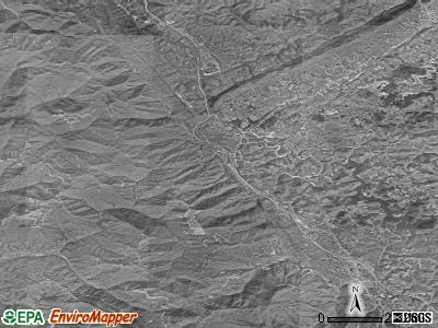Zip code 37714 satellite photo by USGS
