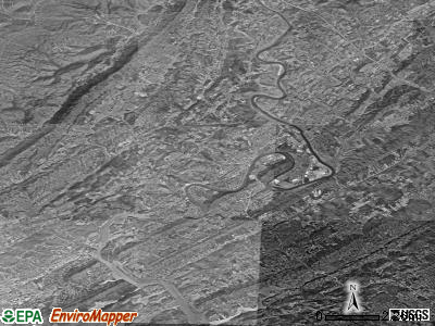 Zip code 37716 satellite photo by USGS