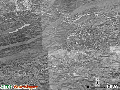 Zip code 37724 satellite photo by USGS