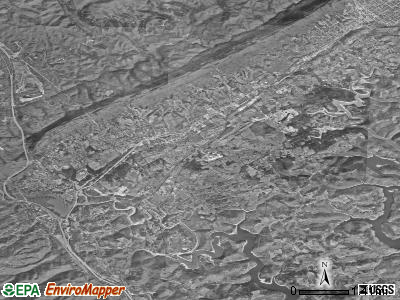 Zip code 37757 satellite photo by USGS