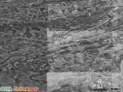 Zip code 37764 satellite photo by USGS