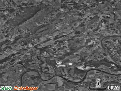 Zip code 37806 satellite photo by USGS