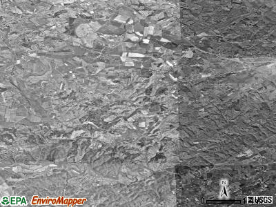 Zip code 37809 satellite photo by USGS