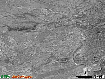 Zip code 37829 satellite photo by USGS